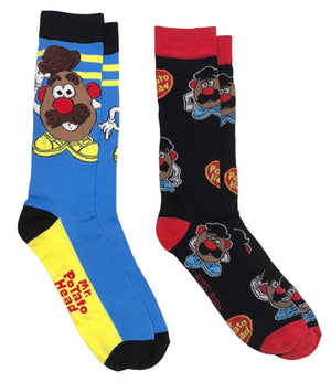 MR. POTATO HEAD Men’s 2 Pair Of Socks - Novelty Socks And Slippers