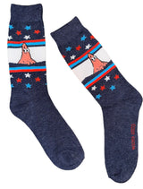 SPONGEBOB SQUAREPANTS Men’s Socks PATRIOTIC PATRICK - Novelty Socks And Slippers