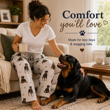 ROTTWEILER Dog Adult Unisex PAJAMA BOTTOMS COMFIES Brand By E&S PETS (CHOOSE SIZE)