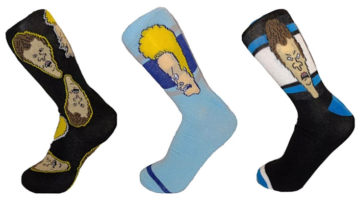 BEAVIS & BUTT-HEAD Men’s 3 Pair Of Socks