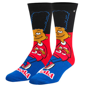 HEY ARNOLD Men’s GERALD JOHANNSEN 360 Socks ODD SOX Brand - Novelty Socks And Slippers