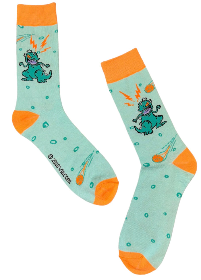 RUGRATS Men’s REPTAR Socks BIOWORLD Brand