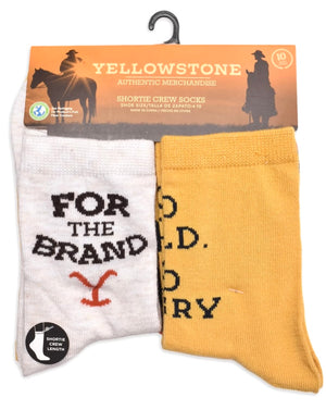 YELLOWSTONE TV Show Ladies 10 Pair Of Socks ‘SO WILD SO ANGRY’