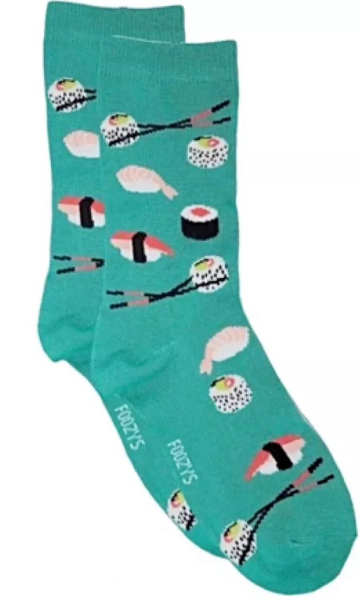 FOOZYS Brand Ladies SUSHI Socks SUSHI ROLLS