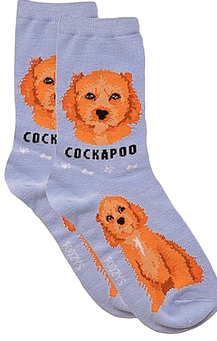 FOOZYS Brand Ladies COCKAPOO Dog Socks