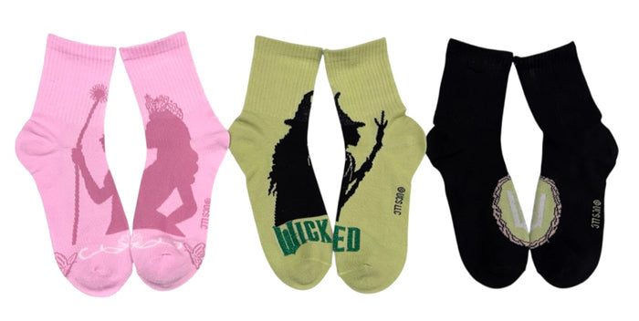 WICKED The Movie Ladies 3 Pair Of Socks