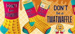 FABDAZ Brand Ladies ‘DON’T BE A TWATWAFFLE’ Socks - Novelty Socks And Slippers