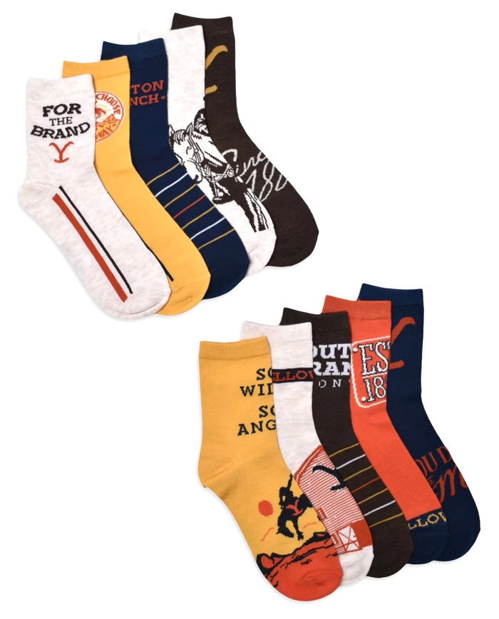 YELLOWSTONE TV Show Ladies 10 Pair Of Socks ‘SO WILD SO ANGRY’