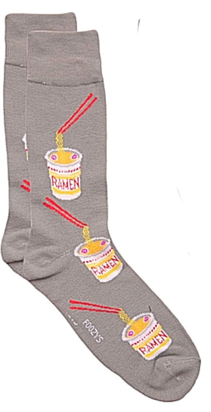 FOOZYS Brand Men’s RAMEN SOUP Socks
