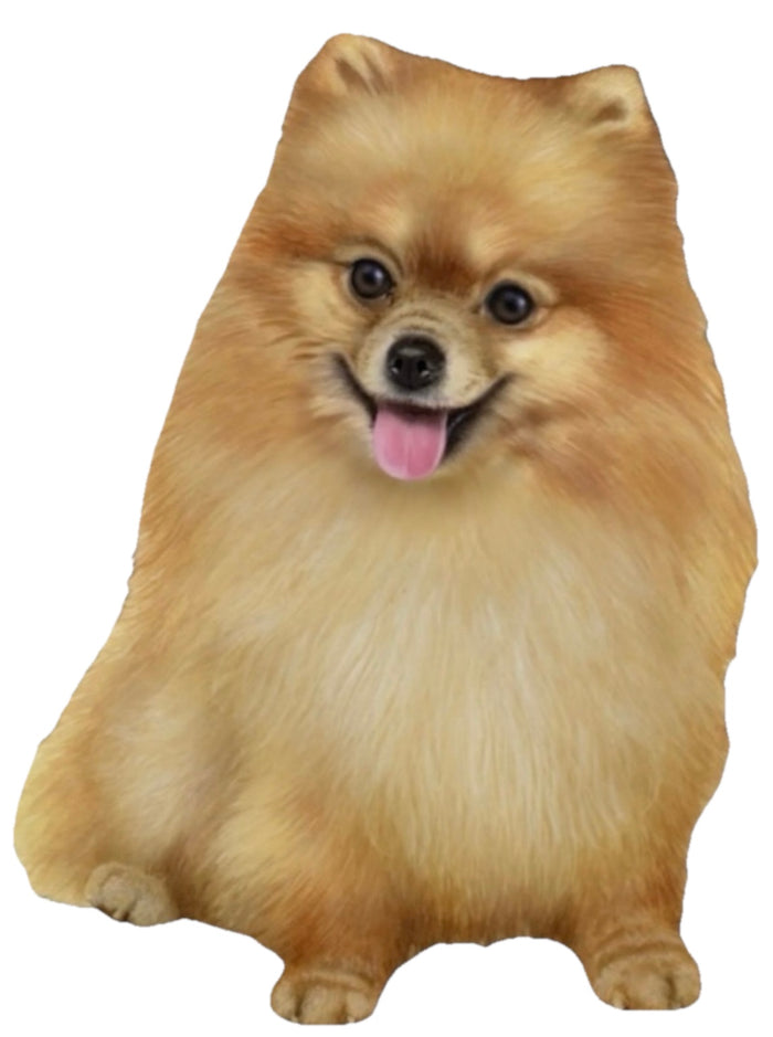 POMERANIAN Dog Vinyl Sticker By E&S Pets