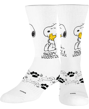 PEANUTS Unisex SNOOPY & WOODSTOCK Socks (CHOOSE SIZE) COOL SOCKS Brand