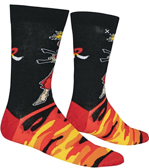 STREET FIGHTER Men’s CAMO Socks ODD SOX Brand KEN & RYU - Novelty Socks for Less