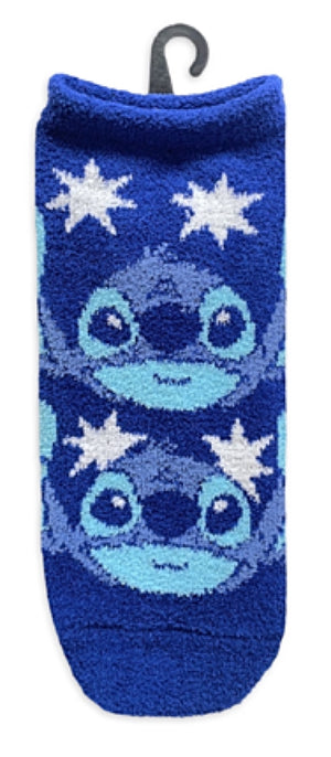 DISNEY LILO & STITCH Ladies 3 Pair CHRISTMAS of Cozy Low Cut Socks ‘HAPPY STITCH-MAS’ - Novelty Socks And Slippers