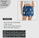 COMFIES LOUNGE PJ SHORTS Ladies GOLDEN RETRIEVER Dog By E&S PETS - Novelty Socks And Slippers
