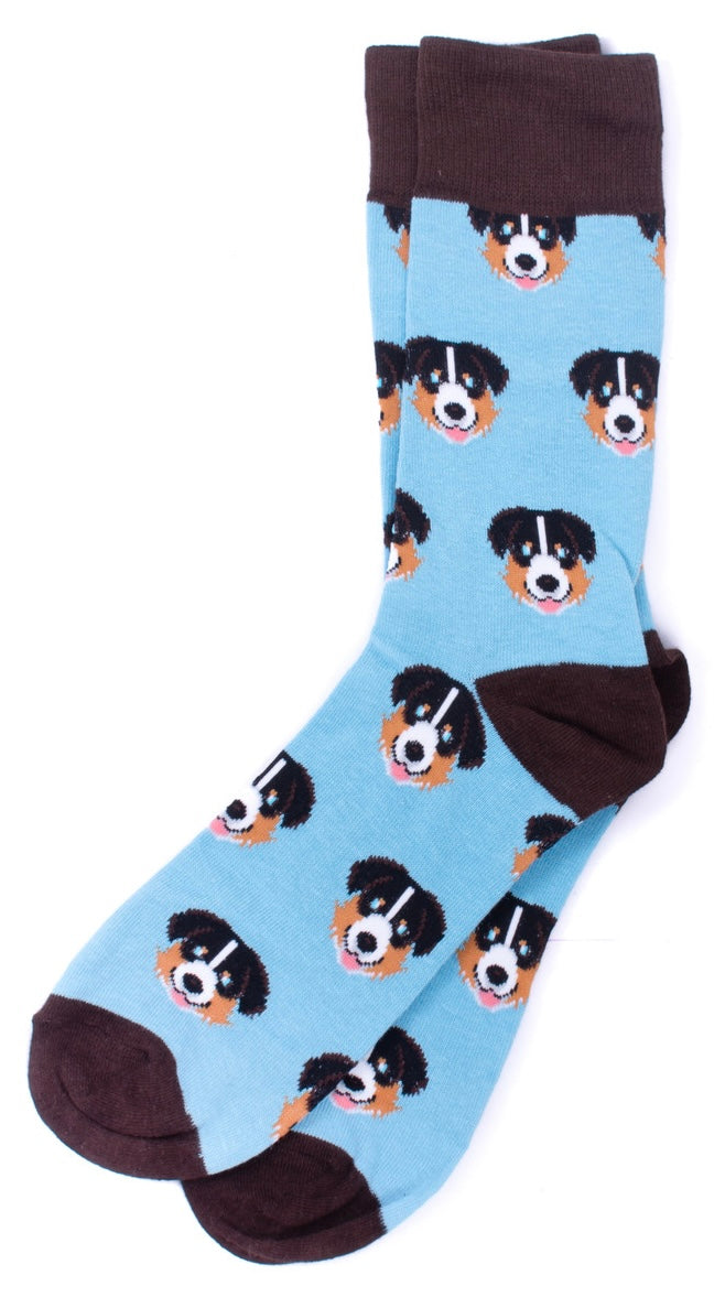 PARQUET Brand Men’s AUSTRALIAN SHEPHERD Dog Socks