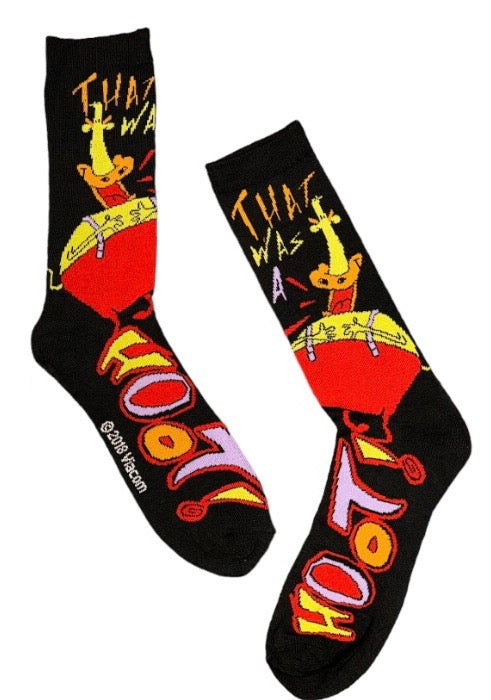 ROCKO’S MODERN LIFE Men’s HEFFER-WOLFE ‘THAT WAS A HOOT’ Socks