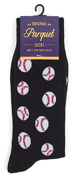 PARQUET Brand Men’s BASEBALL Socks - Novelty Socks for Less