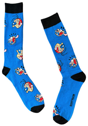 REN & Stimpy Men’s Socks Nickelodeon