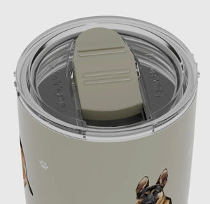 GERMAN SHEPHERD DOG Serengeti Stainless Steel Ultimate 20 Oz. Hot & Cold Tumbler