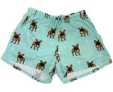 COMFIES LOUNGE PJ SHORTS Ladies FRENCH BULLDOG By E&S PETS - Novelty Socks And Slippers