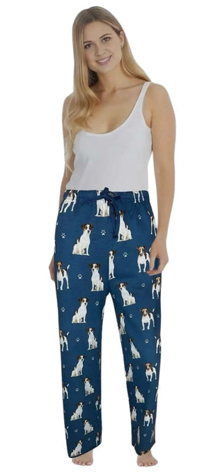 COMFIES UNISEX JACK RUSSELL PAJAMA BOTTOMS E&S PETS (CHOOSE SIZE)