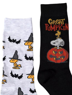 PEANUTS Men’s HALLOWEEN 2 Pair Of Socks ‘GREAT PUMPKIN’