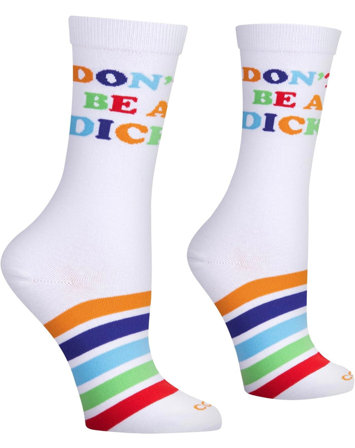 COOL SOCKS Brand Unisex DON’T BE A DICK Socks Size Medium