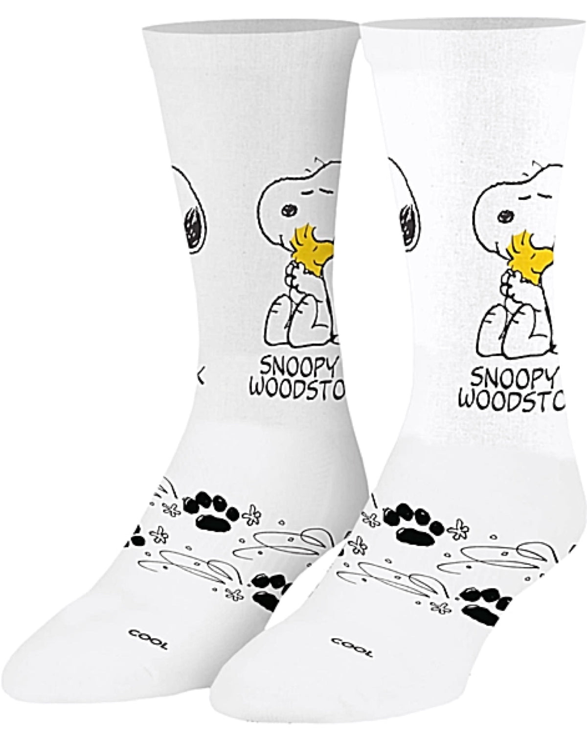 PEANUTS Unisex SNOOPY & WOODSTOCK Socks (CHOOSE SIZE) COOL SOCKS Brand - Novelty Socks for Less