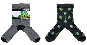 TEENAGE MUTANT NINJA TURTLE Men’s 2 Pair Of Socks ‘NINJA WARRIOR’