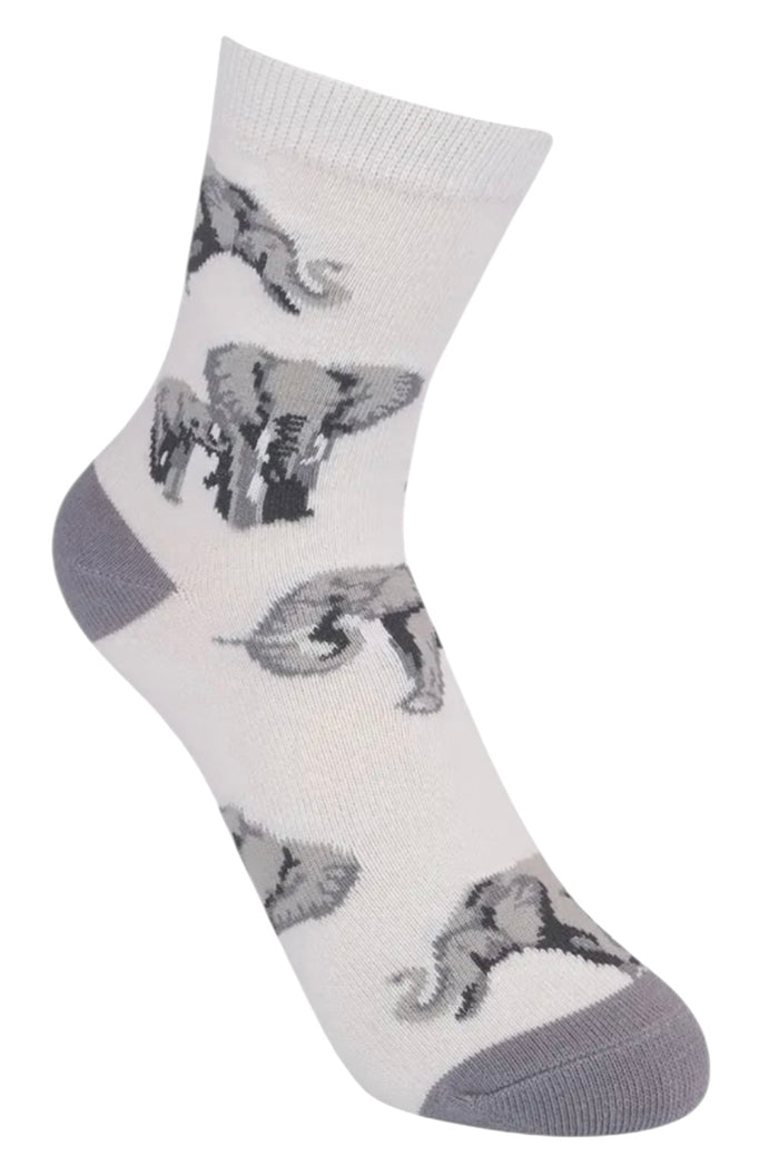 FUNATIC Brand Unisex Kids ELEPHANT Socks Elephants All Over Kids Age 7-10