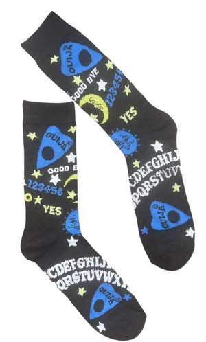 OUIJA BOARD MEN’S HALLOWEEN SOCKS - Novelty Socks And Slippers