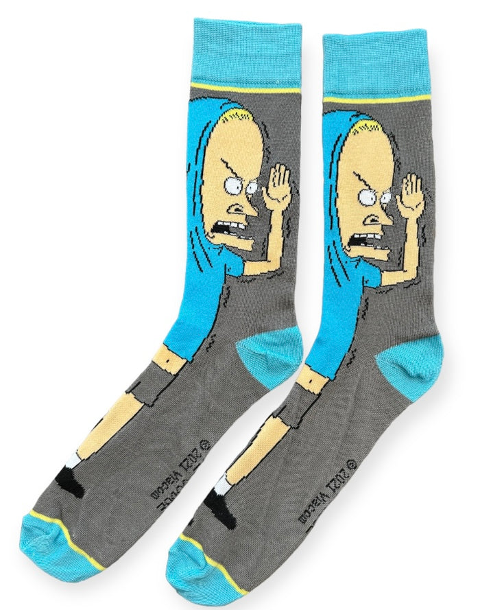 BEAVIS & BUTT-HEAD Men’s Socks BEAVIS THE GREAT CORNHOLIO Bioworld Brand