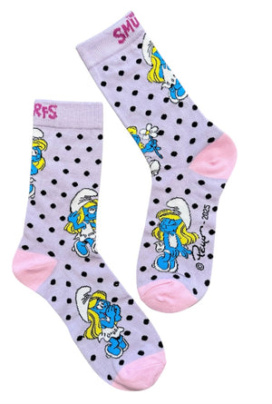 THE SMURFS Ladies Socks By PERRI’S Socks (Choose Style) - Novelty Socks And Slippers