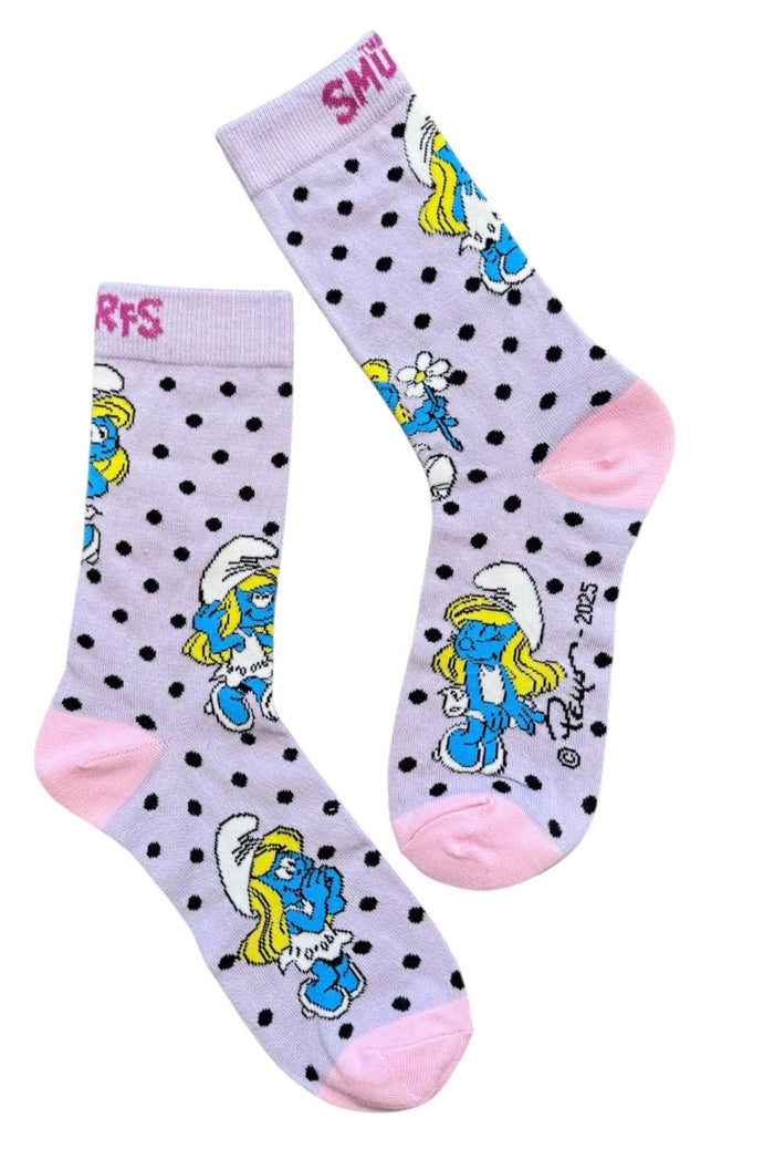THE SMURFS Ladies Socks By PERRI’S Socks (Choose Style)