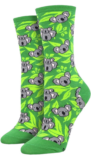 SOCKSMITH Brand Ladies KOALA BEARS Socks ‘KOALA FACES’ - Novelty Socks And Slippers