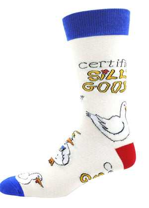 OOOH YEAH Brand Men’s ‘CERTIFIED SILLY GOOSE’ Socks