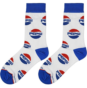 PEPSI LOGO All Over Unisex Socks COOL SOCKS Brand - Novelty Socks for Less
