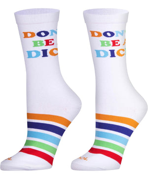 COOL SOCKS Brand Unisex DON’T BE A DICK Socks Size Medium