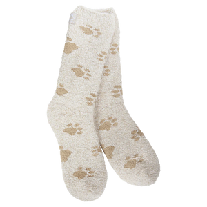 PAW PRINTS Ladies Soft Cozy Socks WORLD’S SOFTEST SOCKS Brand - Novelty Socks And Slippers