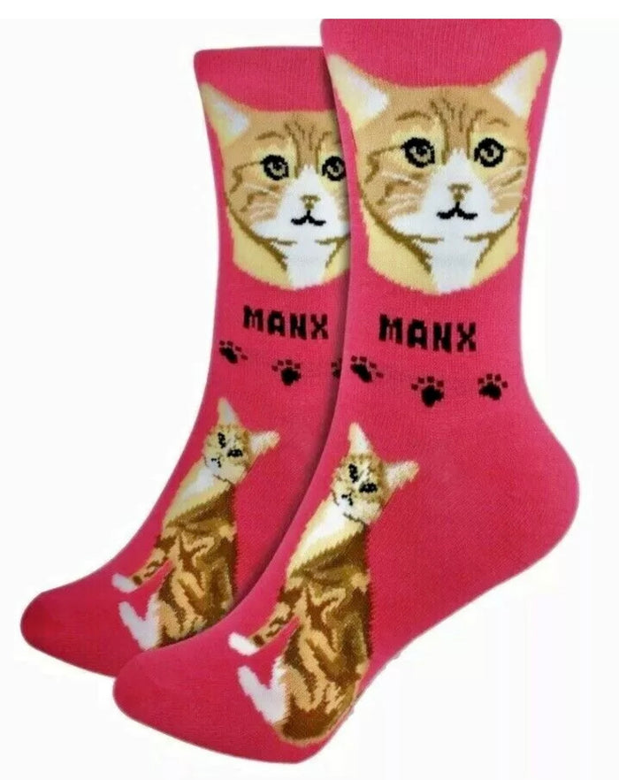 FOOZYS Brand Ladies MANX CAT Socks