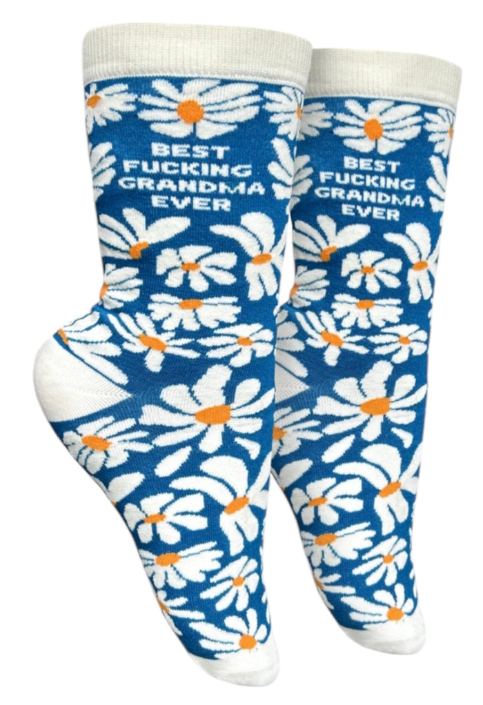 GROOVY THINGS Co. Brand  Ladies BEST FUCKING GRANDMA EVER Socks