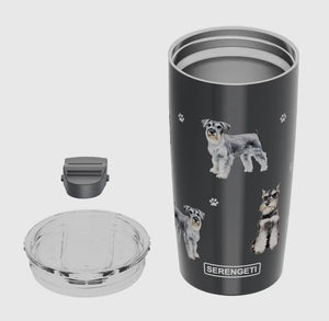 SCHNAUZER Dog Serengeti Stainless Steel Ultimate 20 Oz. Hot & Cold Tumbler