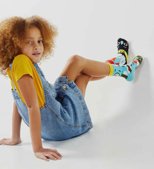 PALS SOCKS Brand Kids & ADULT Unisex SUSHI & SOY SAUCE Mismatched Socks (Choose Size) - Novelty Socks And Slippers