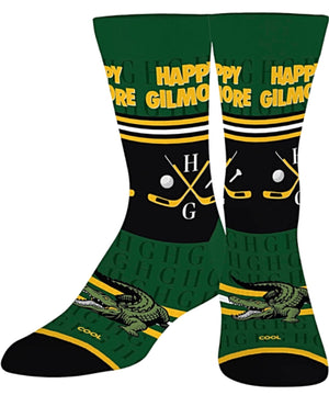 HAPPY GILMORE Movie Unisex Socks With ALLIGATOR & HOCKEY STICKS COOL SOCKS Brand - Novelty Socks for Less