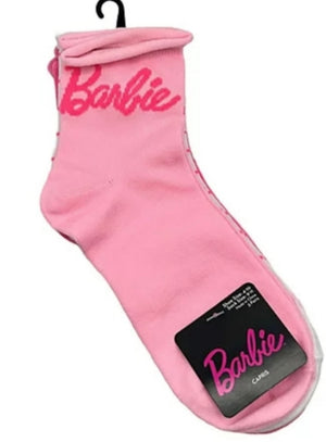 BARBIE DOLL Movie Ladies 3 Pair Of Socks - Novelty Socks And Slippers