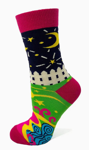 FABDAZ BRAND LADIES ‘MIDNIGHT TOKER’ SOCKS