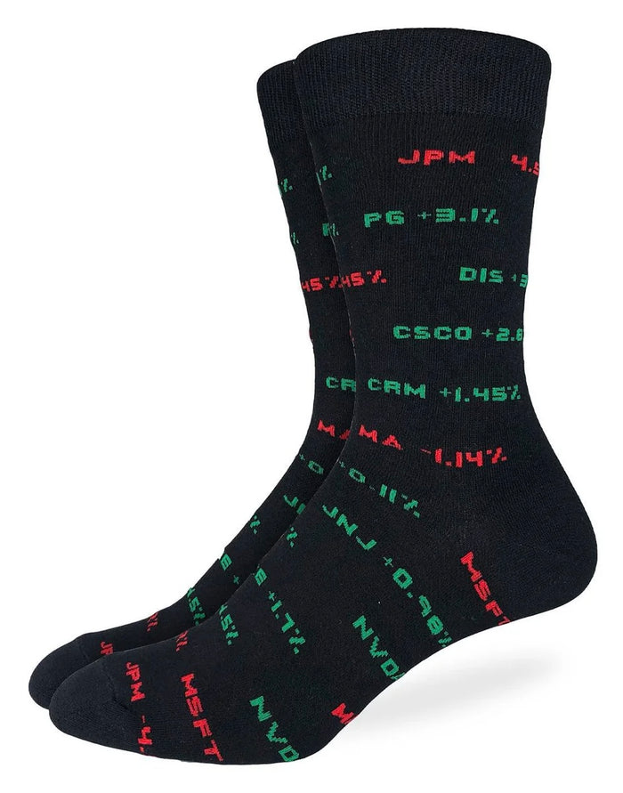 GOOD LUCK SOCK Brand Men’s STOCK MARKET Socks