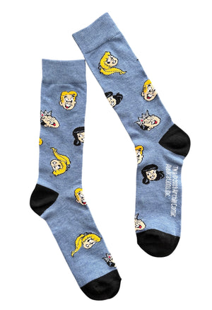ARCHIE COMICS Men’s Socks with JUGHEAD, VERONICA, BETTY - Novelty Socks And Slippers