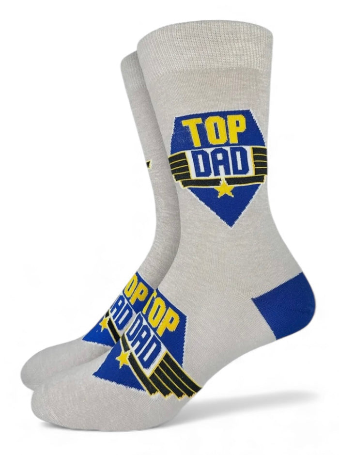 TOP DAD Men’s Socks Good Luck Sock Brand