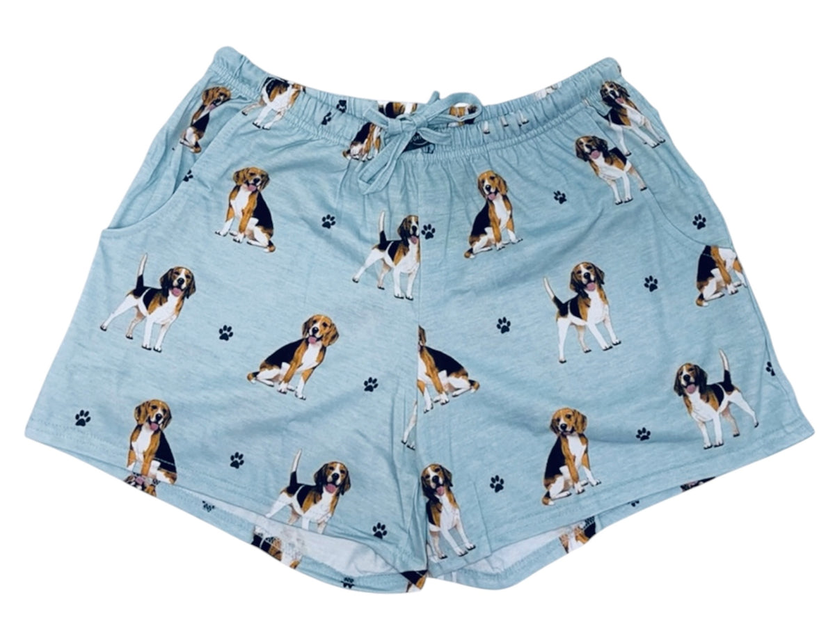 BEAGLE Dog Ladies Lounge Pajama Shorts COMFIES Brand By E&S PETS